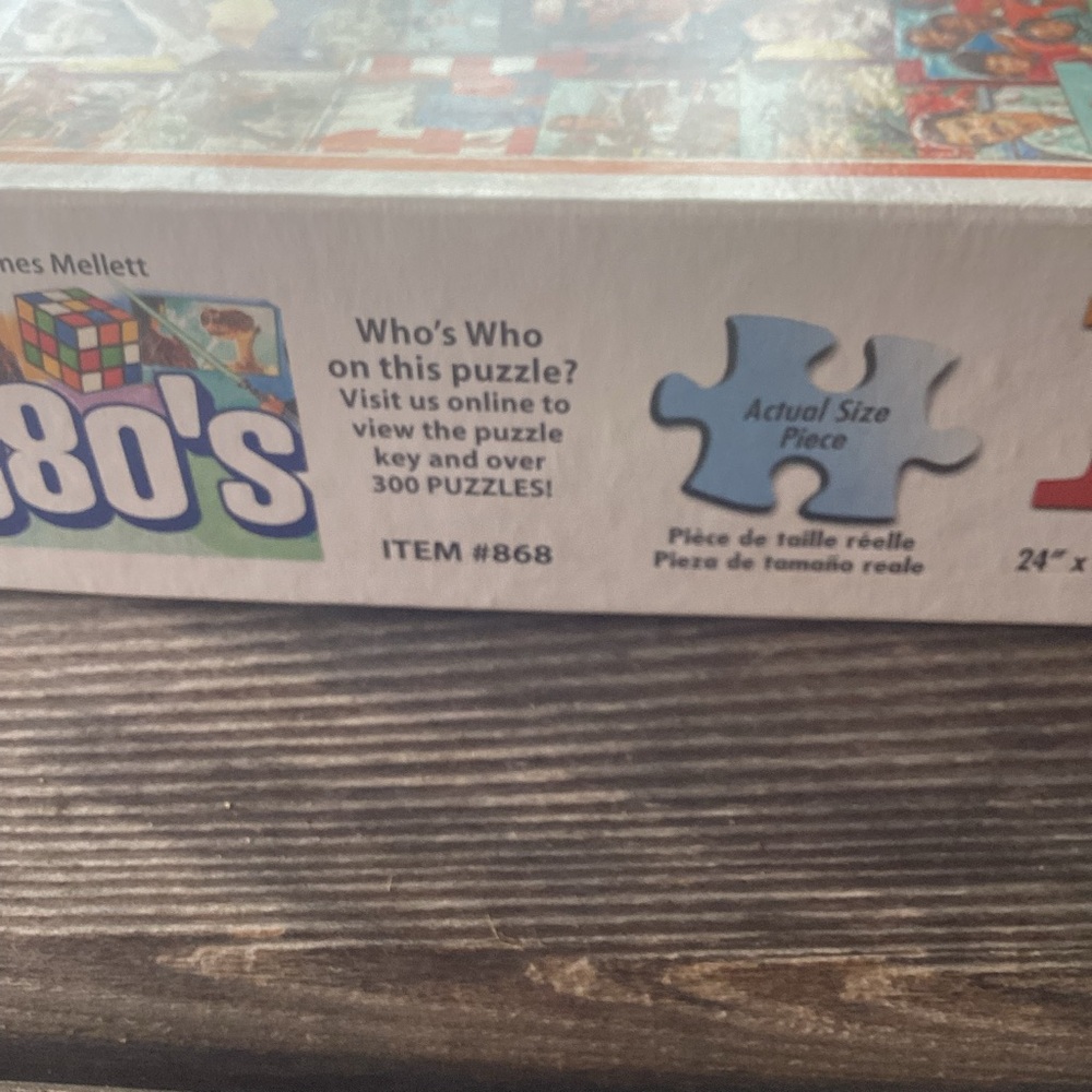 White Mountain - The 1980s Collage Puzzle - 1000 pieces - Picture 4 of 4